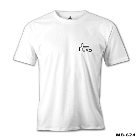 EXO - Sehun 94 (Ön-Arka) Beyaz Erkek Tshirt