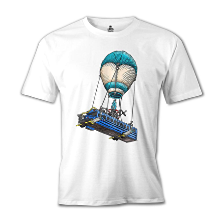 Fortnite - Bus Beyaz Erkek Tshirt
