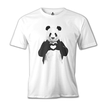 Panda - All u Need Beyaz Erkek Tshirt
