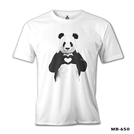 Panda - All u Need Beyaz Erkek Tshirt