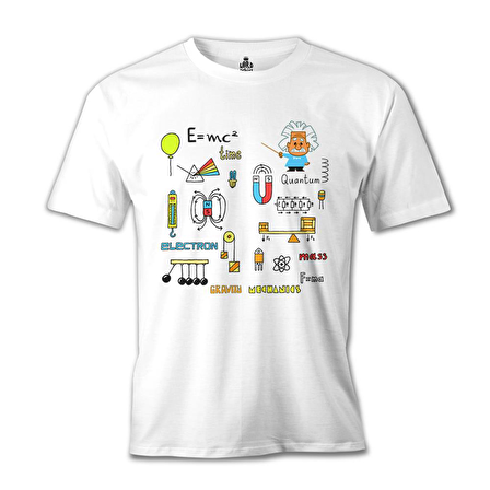 Fizik - Enerji Beyaz Erkek Tshirt
