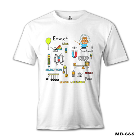 Fizik - Enerji Beyaz Erkek Tshirt