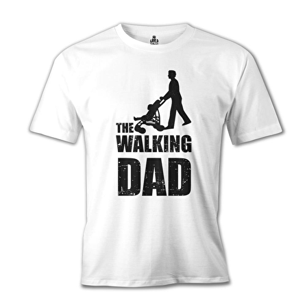The Walking Dad Beyaz Erkek Tshirt
