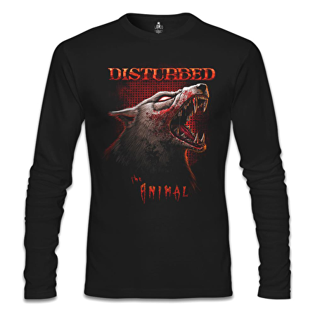Disturbed - Animal Siyah Erkek Sweatshirt