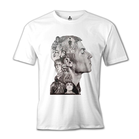 Liam Gallagher Beyaz Erkek Tshirt