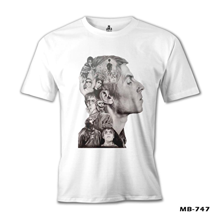 Liam Gallagher Beyaz Erkek Tshirt