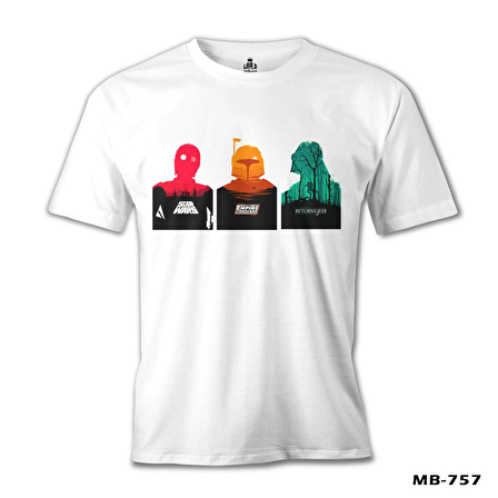 Star Wars - Trinity Beyaz Erkek Tshirt