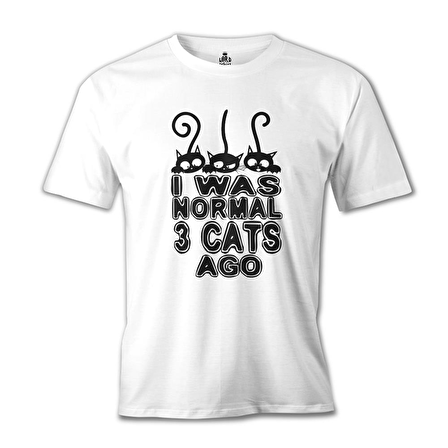 Normal 3 Cats Ago Beyaz Erkek Tshirt