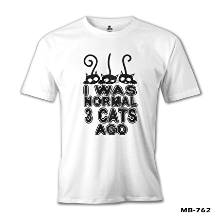 Normal 3 Cats Ago Beyaz Erkek Tshirt