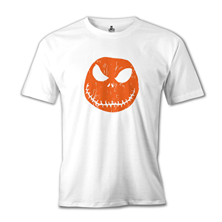 HalloWeen - Face Beyaz Erkek Tshirt