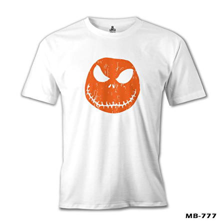 HalloWeen - Face Beyaz Erkek Tshirt