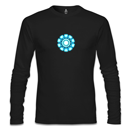Arc Reactor 2 Siyah Erkek Sweatshirt