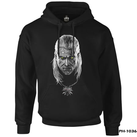 The Witcher 3 - Toxicity Siyah Erkek Fermuarsız Kapşonlu