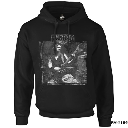 Pantera - Dimebag Scratch Siyah Erkek Fermuarsız Kapşonlu
