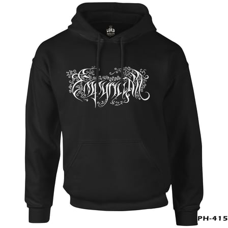 Empyrium - Logo Siyah Erkek Fermuarsız Kapşonlu