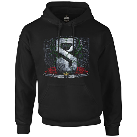 Scorpions - Sting in the Tail Siyah Erkek Fermuarsız Kapşonlu