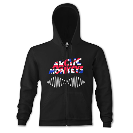 Arctic Monkeys Siyah Erkek Kapşonlu