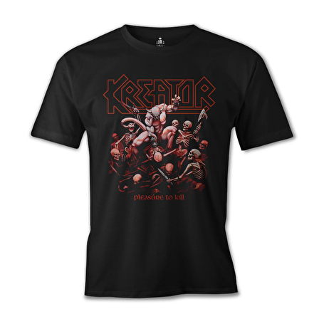 Kreator - Pleasure to Kill Siyah Erkek Tshirt