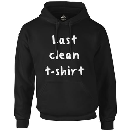 Last Clean Fermuarsız Kapşonlu Siyah Erkek Fermuarsız Kapşonlu