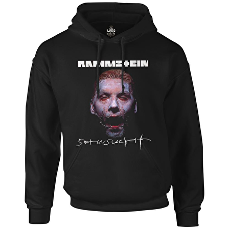 Rammstein - Sehnsucht Siyah Erkek Fermuarsız Kapşonlu