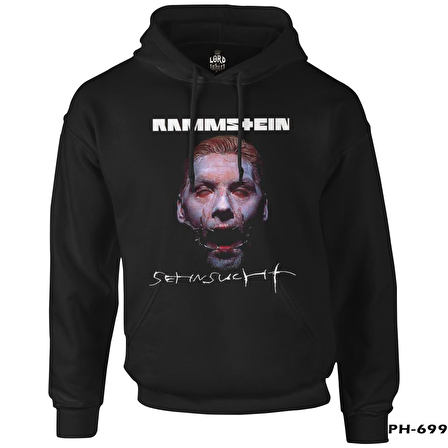 Rammstein - Sehnsucht Siyah Erkek Fermuarsız Kapşonlu