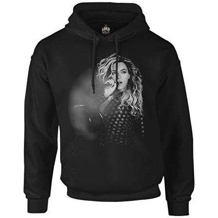 Beyonce - Dream Siyah Erkek Fermuarsız Kapşonlu