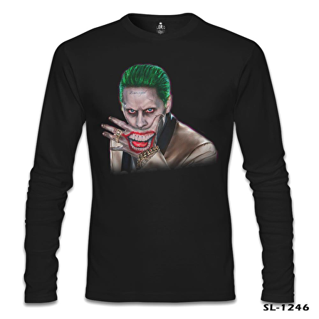 Suicide Squad - Joker Hand Siyah Erkek Sweatshirt