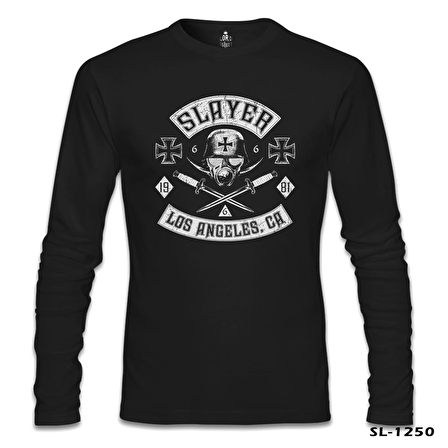 Slayer - Los Angeles Siyah Erkek Sweatshirt