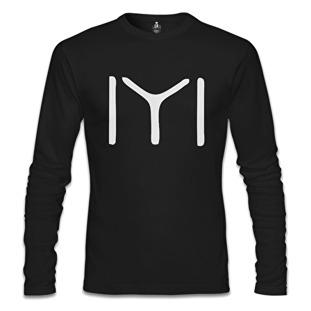 Türk Kayı Boyu - Logo Siyah Erkek Sweatshirt