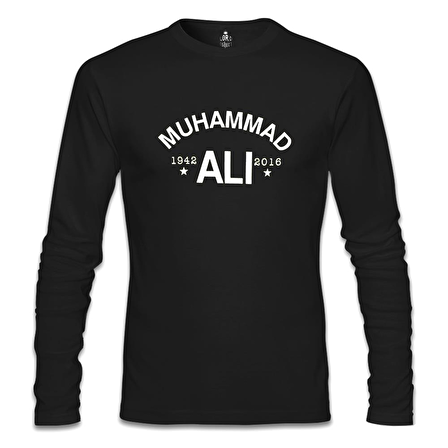 Muhammad Ali - 1942 Siyah Erkek Sweatshirt