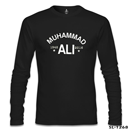 Muhammad Ali - 1942 Siyah Erkek Sweatshirt