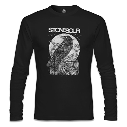 Stone Sour - Crow Siyah Erkek Sweatshirt
