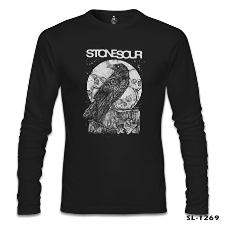 Stone Sour - Crow Siyah Erkek Sweatshirt