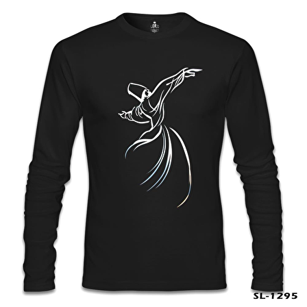 Mevlana Siyah Erkek Sweatshirt