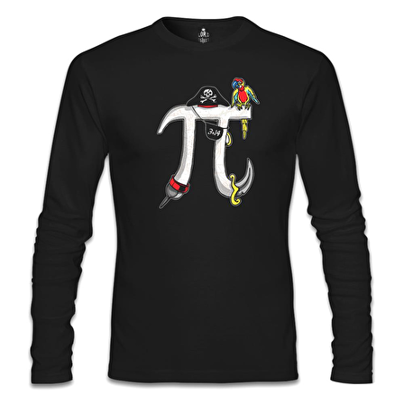 Matematik - Pi 4 Siyah Erkek Sweatshirt