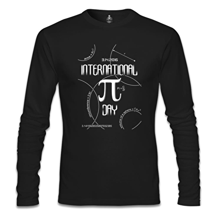 Matematik - Pi 8 Siyah Erkek Sweatshirt