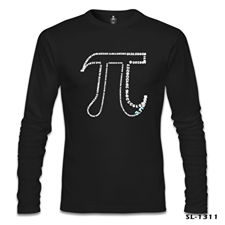 Matematik - Pi 14 Siyah Erkek Sweatshirt