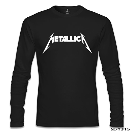 Metallica - Logo II Siyah Erkek Sweatshirt