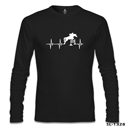 At 10 Siyah Erkek Sweatshirt