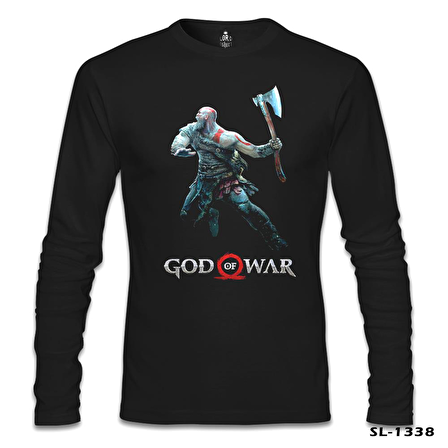 God of War - The Force Siyah Erkek Sweatshirt