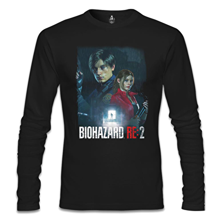 Resident Evil - Biohazard Siyah Erkek Sweatshirt