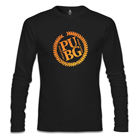 PUBG - Chicken Dinner Siyah Erkek Sweatshirt