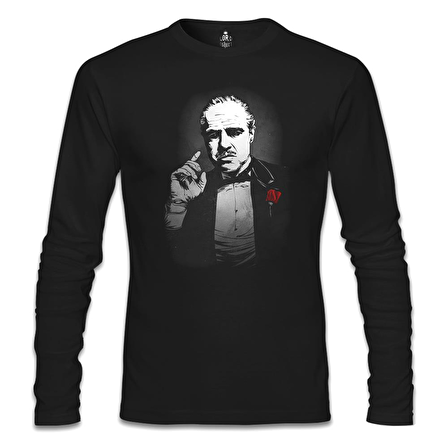 The Godfather - The Rule Siyah Erkek Sweatshirt