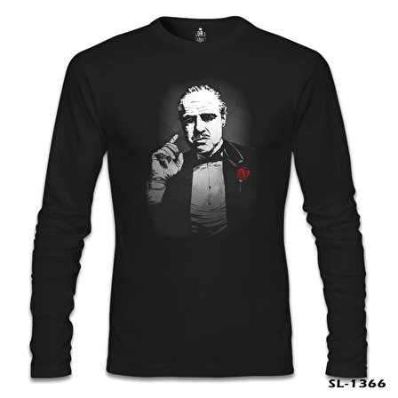 The Godfather - The Rule Siyah Erkek Sweatshirt