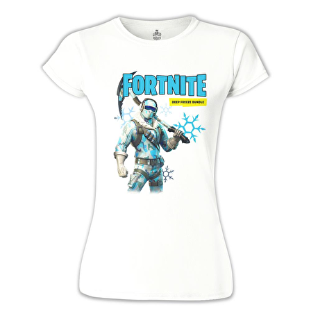 Fortnite - Freeze Beyaz Bayan Tshirt