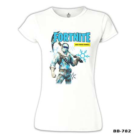 Fortnite - Freeze Beyaz Bayan Tshirt
