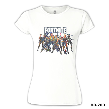 Fortnite - Dream Team Beyaz Bayan Tshirt