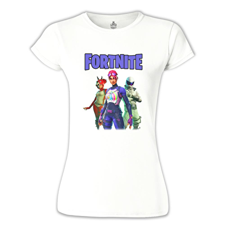Fortnite - Maps Beyaz Bayan Tshirt