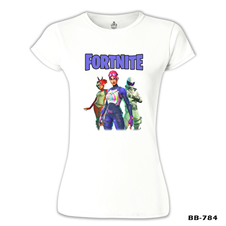Fortnite - Maps Beyaz Bayan Tshirt
