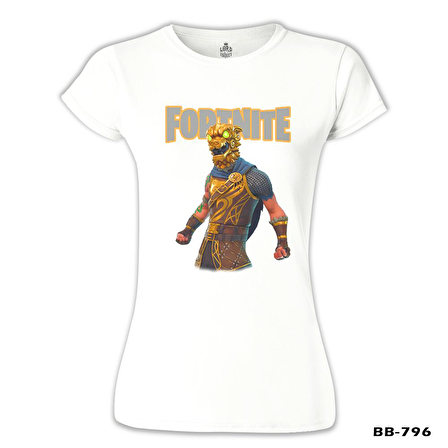 Fortnite - Battle Hound Beyaz Bayan Tshirt